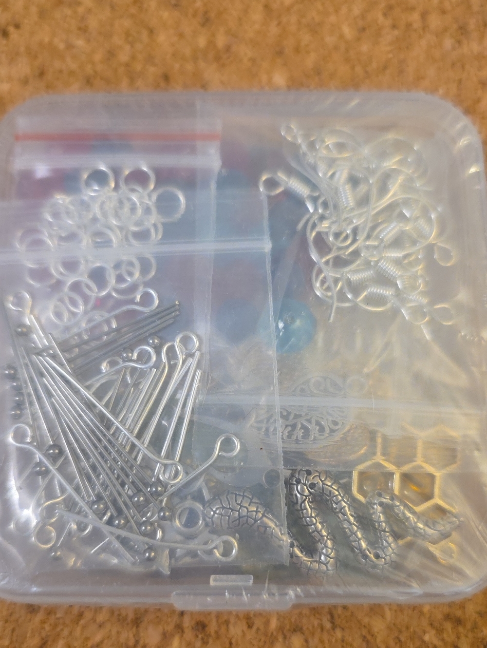 Earring MAKING kit NEW Charms Beads And Hooks